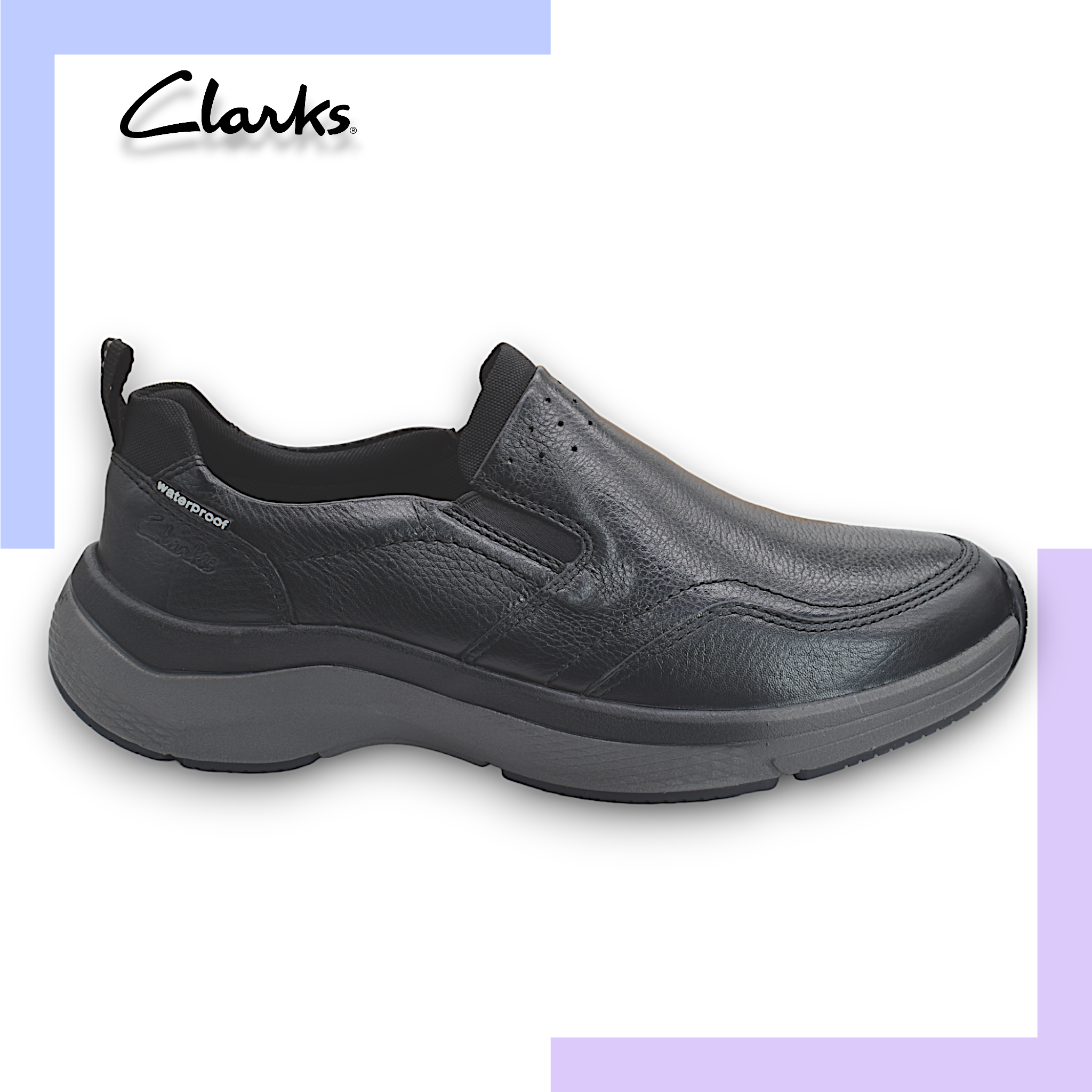Clarks Black Men's Shoes Walker Series 23 waterproof 13285 - Live Life ...